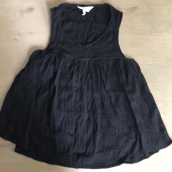 BCBG BLACK Babydoll Tank - Picture 3 of 5